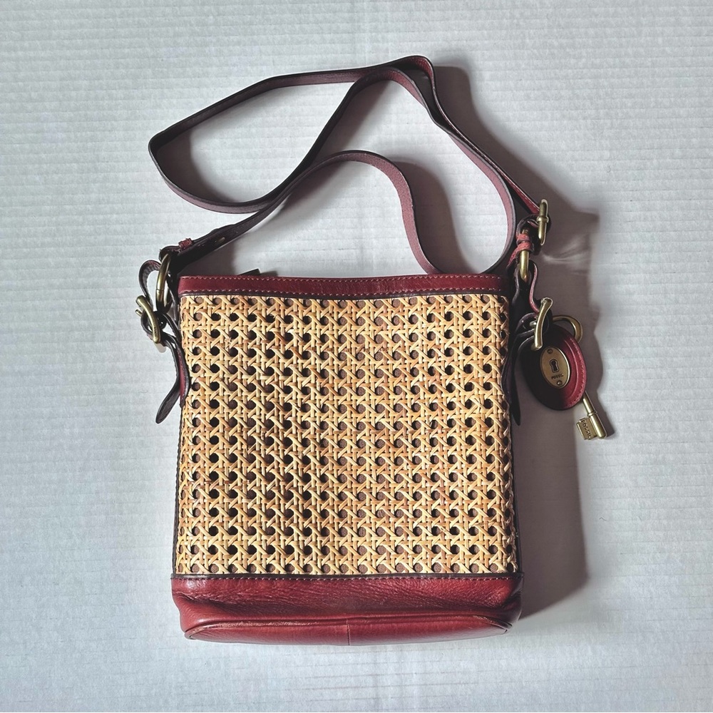 Woven Fossil Purse